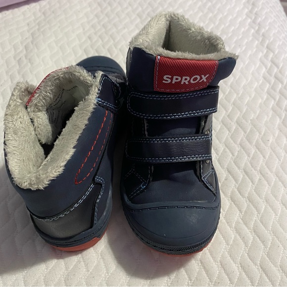 sprox kids warm fuzzy furry boots toddler shoe EUC - Picture 7 of 7
